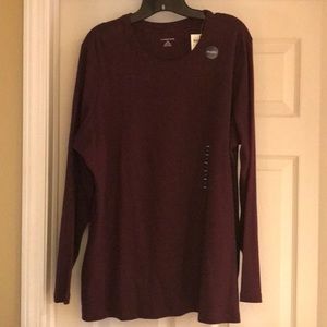 Lands End long sleeved women’s shaped tunic top.